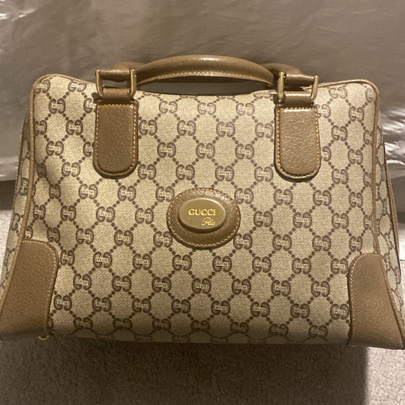 Authentic RARE Vintage Gucci Boston Bag w/authenticity - Picture 2 of 14